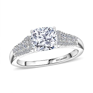 Luxuriant Lab Grown Diamond G-H SI 2.00 ctw Quiet Brilliance of Celestial Light Ring in Rhodium Over Sterling Silver (Size 6.0)