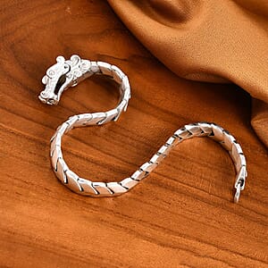 D'Joy Bali Legacy Dragon Bracelet in Sterling Silver (7.25 In) 40 Grams