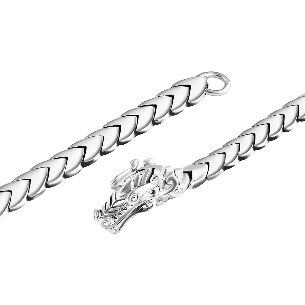 D'Joy Bali Legacy Dragon Bracelet in Sterling Silver (7.25 In) 40 Grams image number 4