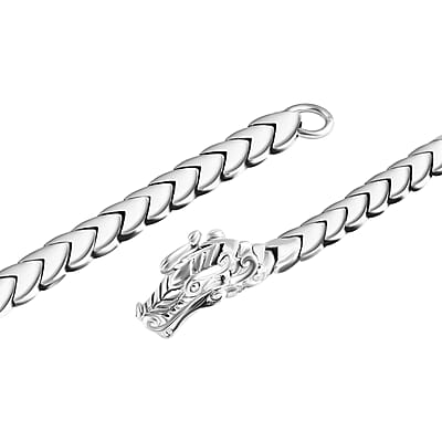 D'Joy Bali Legacy Dragon Bracelet in Sterling Silver (7.25 In) 40 Grams