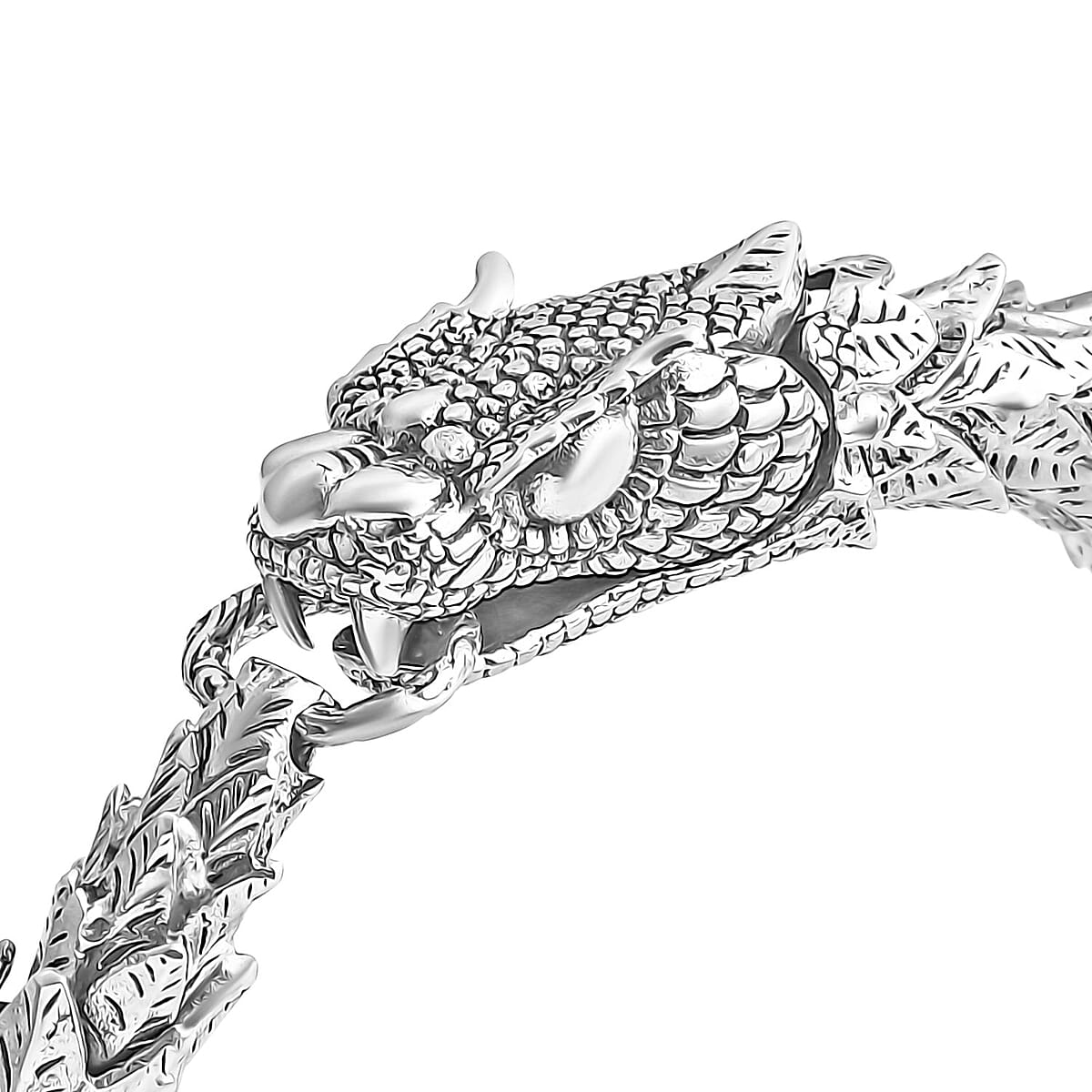 D'Joy Bali Legacy Snake Chain Bracelet in Sterling Silver (7.25 In) 45 Grams image number 6