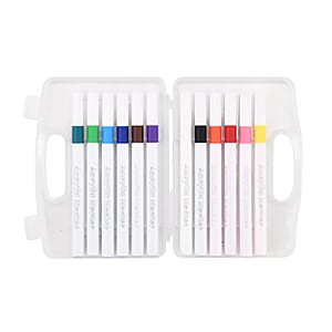 Livmore 5pcs Set Animal Theme Canvas Board with 12pcs Acrylic Markers