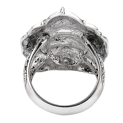 D'Joy Bali Goddess Princess Ring in Sterling Silver (Size 10.0) 13.75 Grams