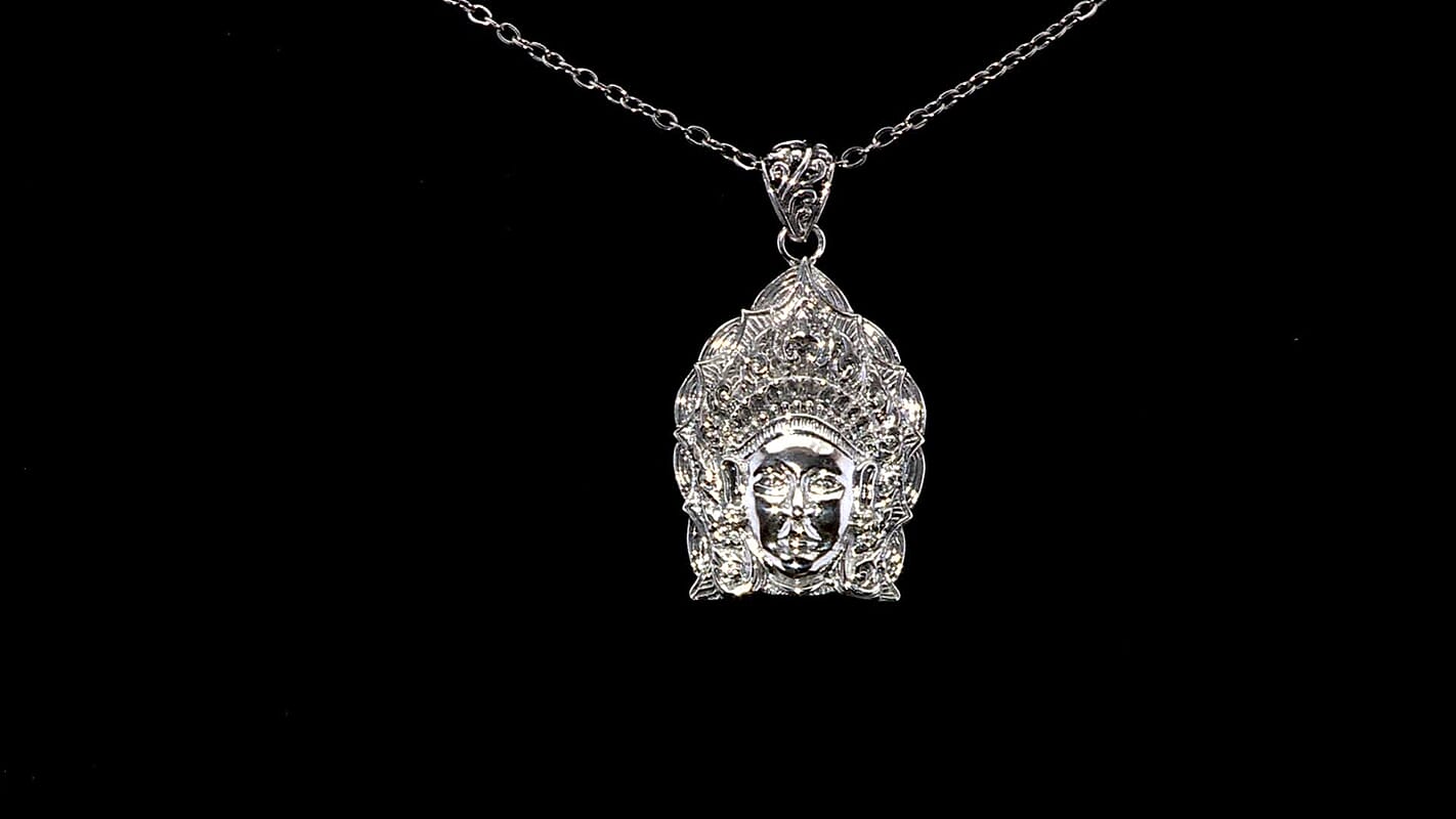 D'Joy Bali Goddess Sterling Silver Princess Pendant without Chain 9.90 Grams