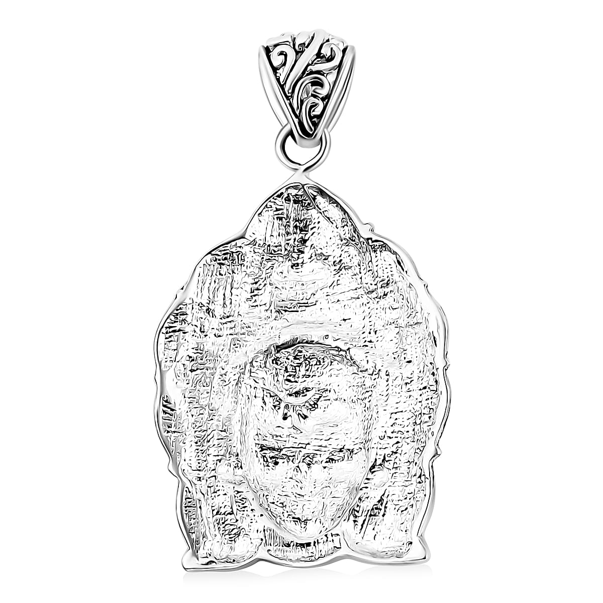 D'Joy Bali Goddess Sterling Silver Princess Pendant without Chain 9.90 Grams image number 4