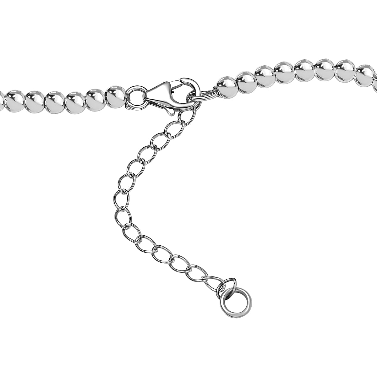 D'Joy Artisan Crafted Tahoe Nevada Turquoise 15.70 ctw Necklace in Sterling Silver 18 Inches image number 4