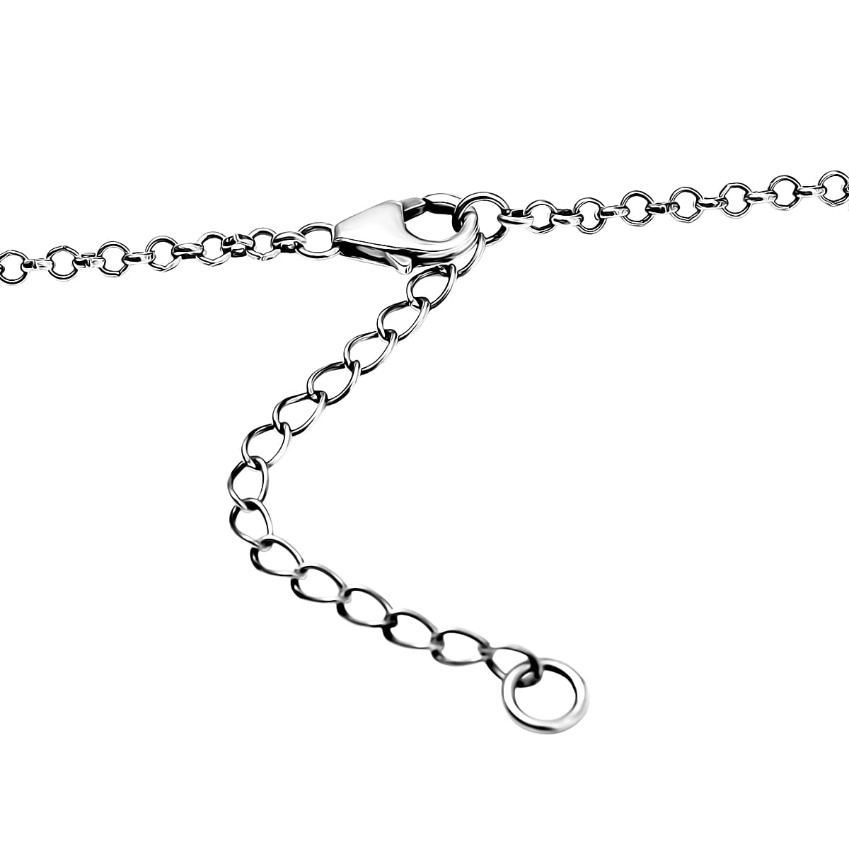 D'Joy Artisan Crafted Tahoe Naveda Turquoise 27.50 ctw Necklace 18 Inches in Sterling Silver  image number 4