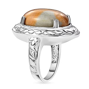 EverTrue Cherry Creek Solitaire Ring in Stainless Steel 16.10 ctw (Size 10.0)