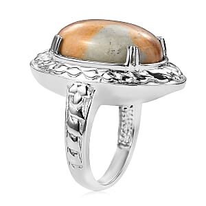 EverTrue Cherry Creek Solitaire Ring in Stainless Steel 16.10 ctw (Size 8.0)