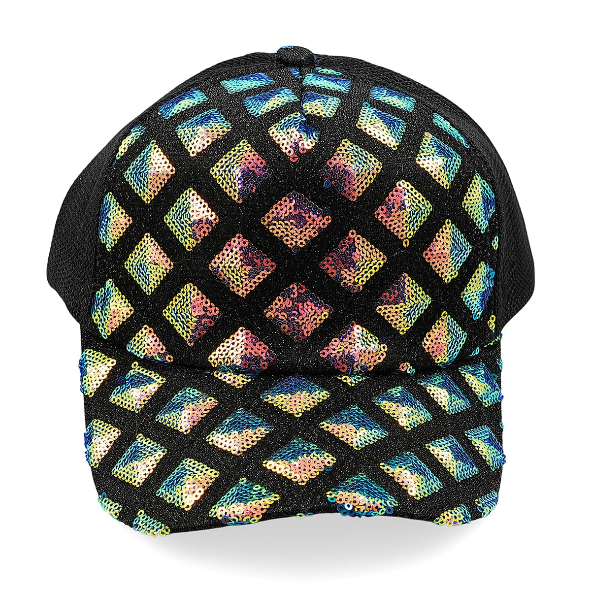 Tamsy Black 2pcs Set Sequin Cap (22.83 In) image number 6