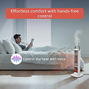 Livmore Heater with Voice Control Remote (1000W to 2000W)