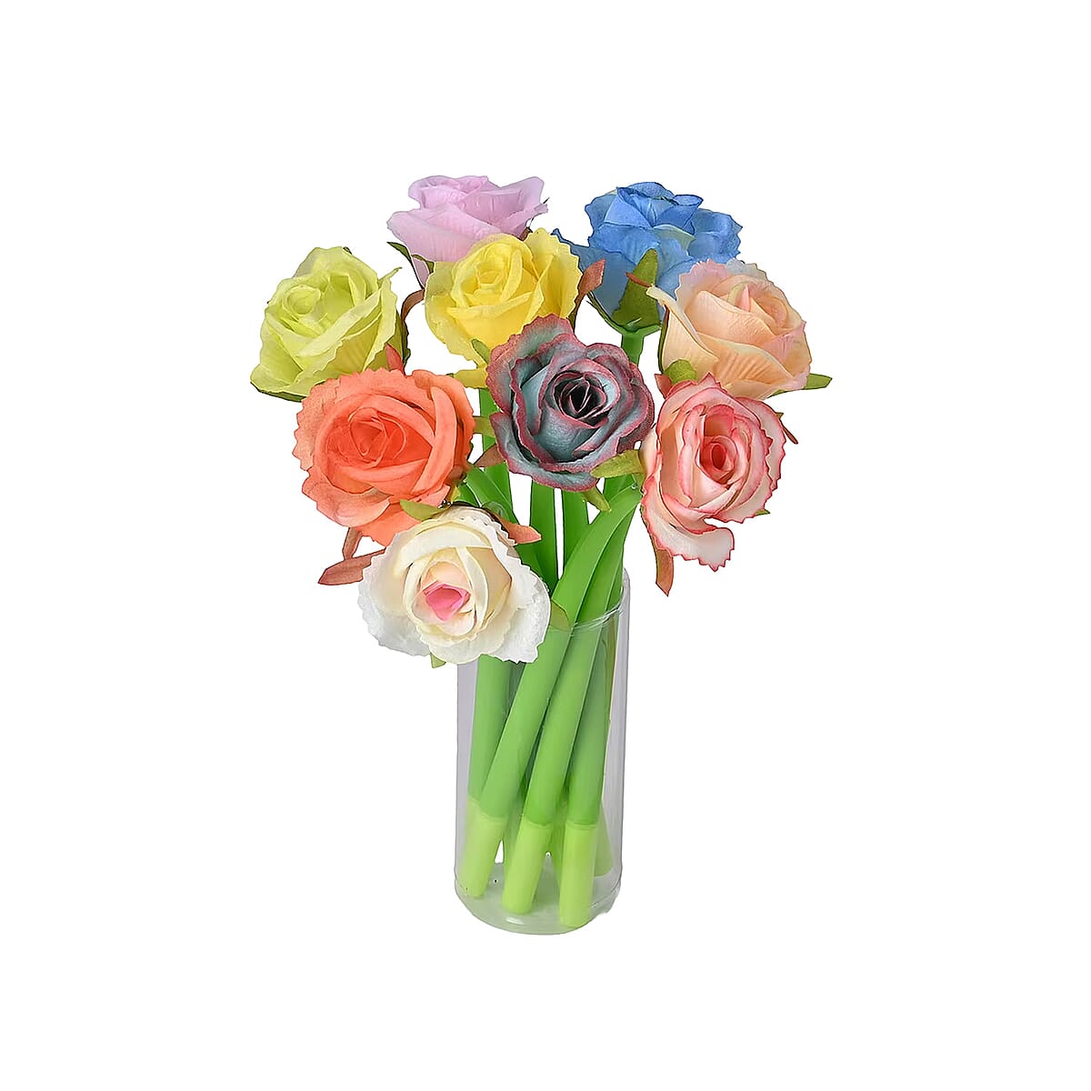 Livmore Set of 10 Flower Pen with Black Ink image number 0