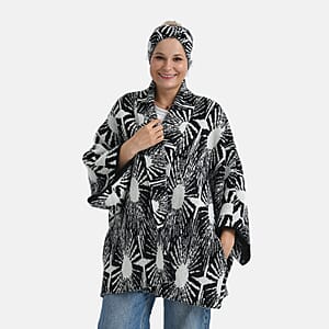 TAMSY White Abstract Double Knit Jacquard Knot Headband - One Size Fits Most