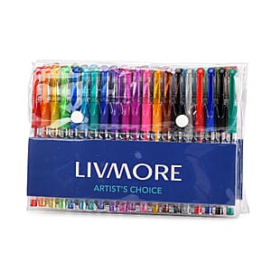 Livmore Set of 60pcs Colorful Artists Pens