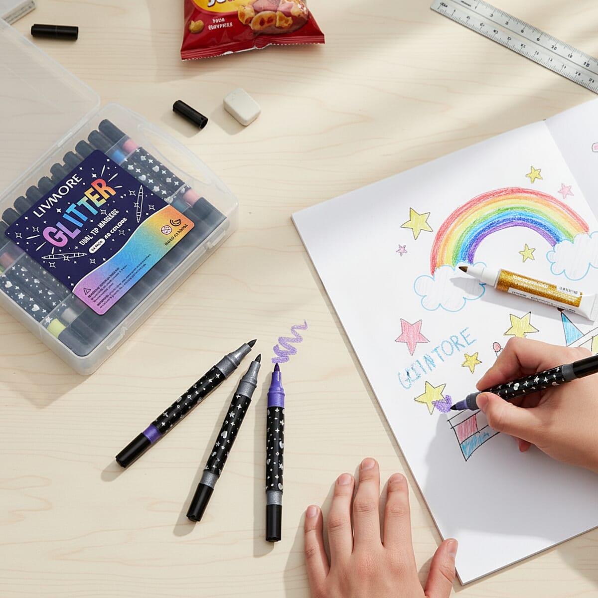 Livmore Set of 60pcs Color Pen image number 1