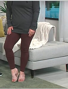 GENIE Brown Soft Fleece Lined Full Length Legging – Large (Ships in 5-7 Business Days)