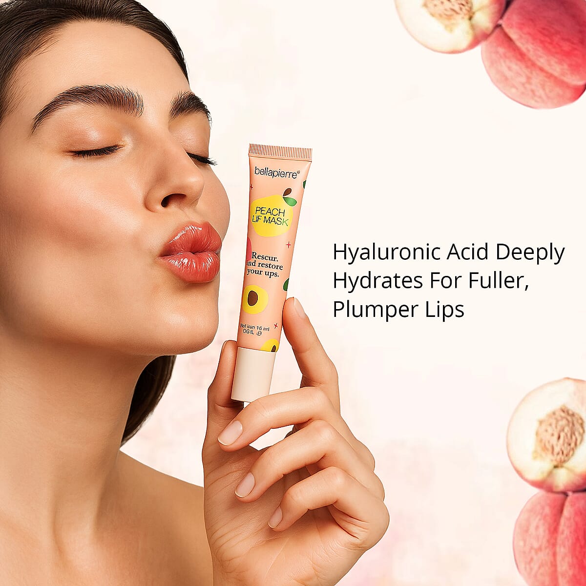 Bellapierre Peach Lip Mask (Rescue & Restoring) image number 1