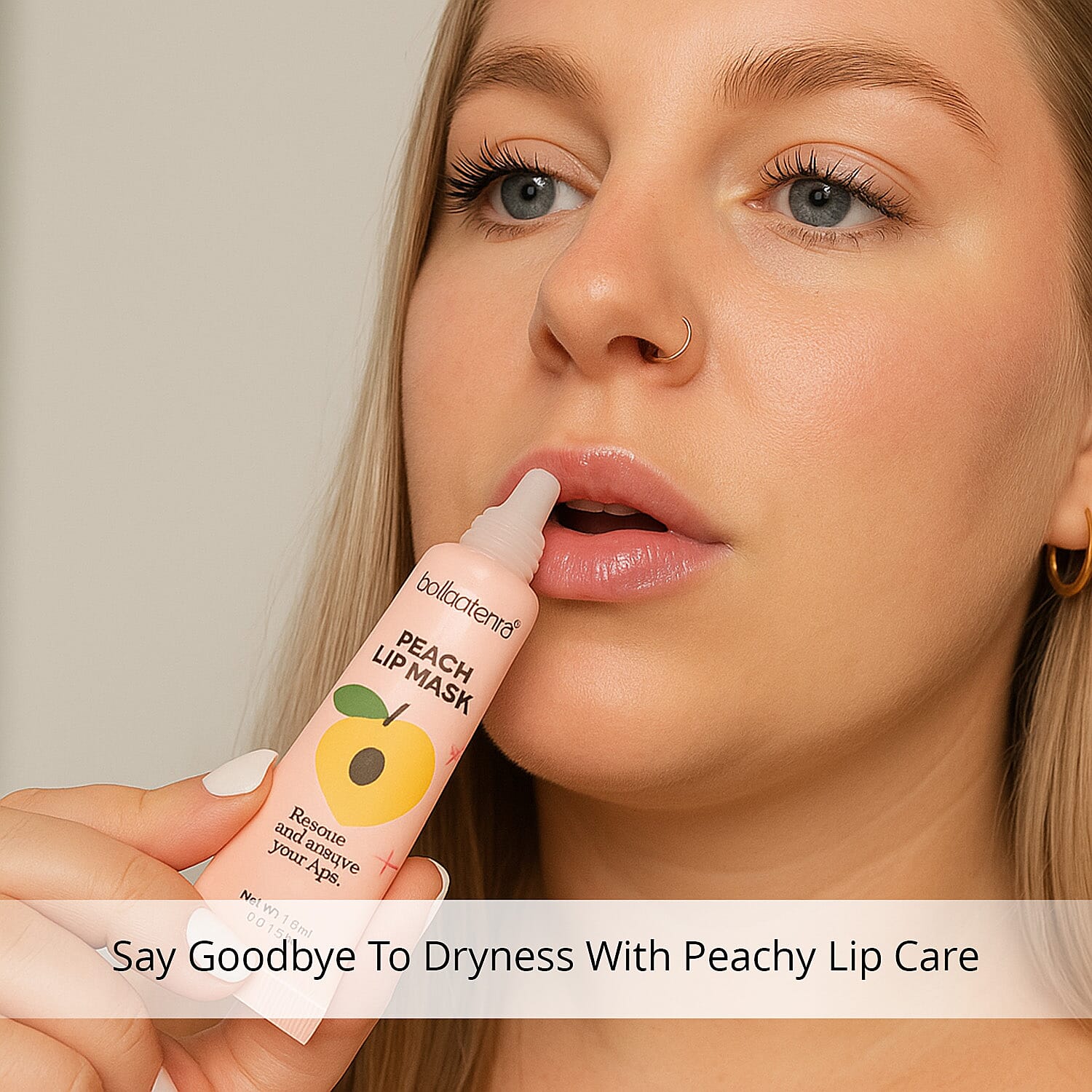 Bellapierre Peach Lip Mask (Rescue & Restoring)