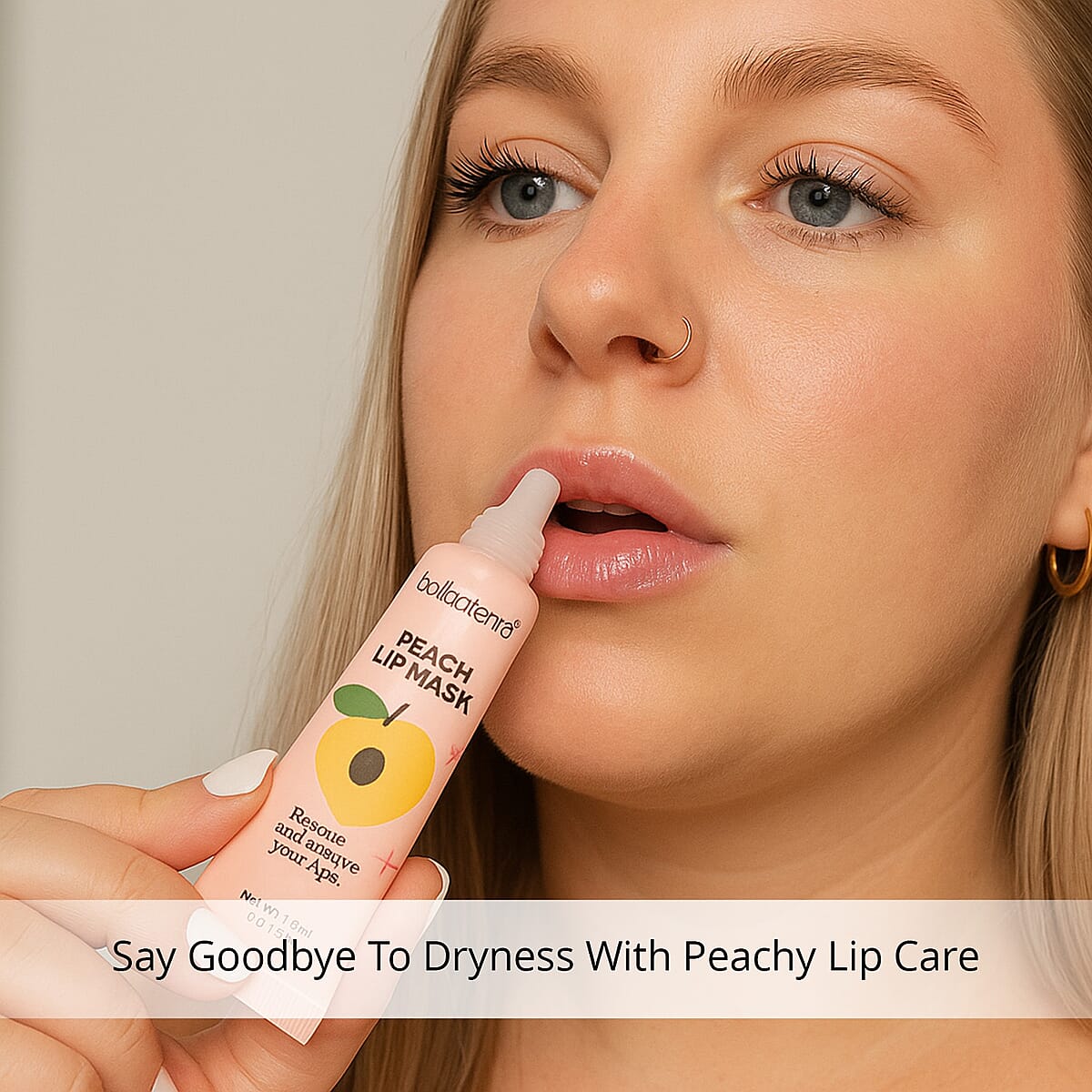 Bellapierre Peach Lip Mask (Rescue & Restoring) image number 3