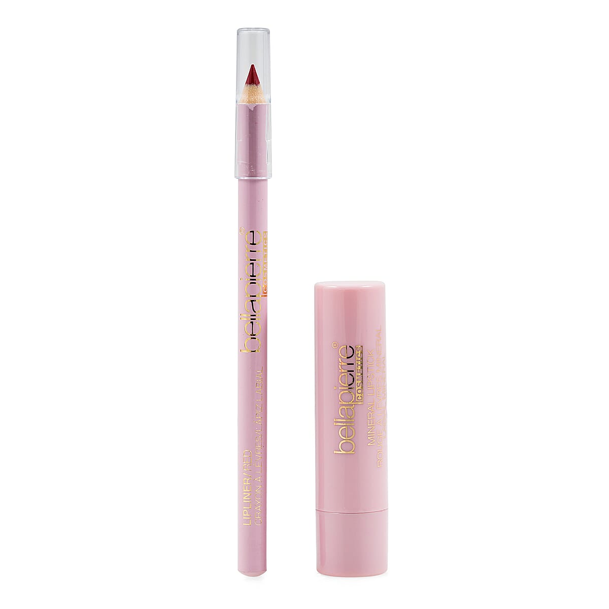 Bellapierre Lip Duo Kit (Mineral Lipstick & Lip Liner)- Red image number 1