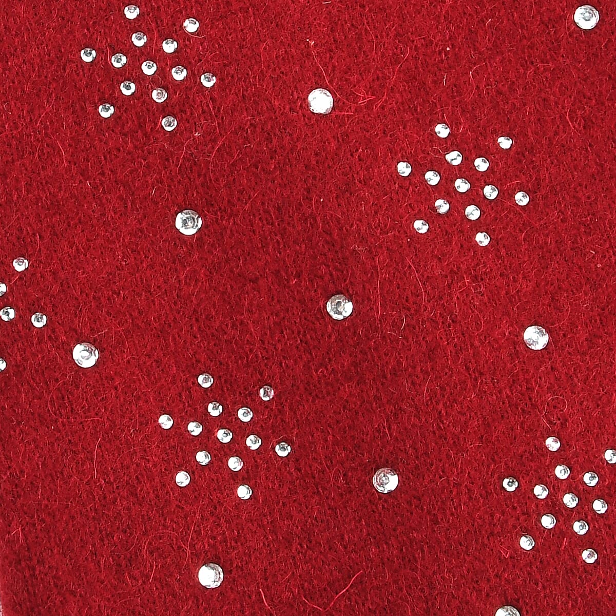 Doorbuster Tamsy Wine Cashmere Wool Gloves with 2 Fingers Screen Touch image number 3