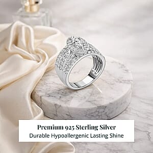 Luxuriant Lab Grown Diamond G SI1 2.90 ctw Infinite Spark Ring in Sterling Silver (Size 10.0)