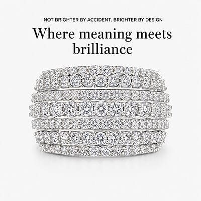 Luxuriant Lab Grown Diamond (G, SI1) Ring in Sterling Silver 4.50 ctw (Size 6.0)