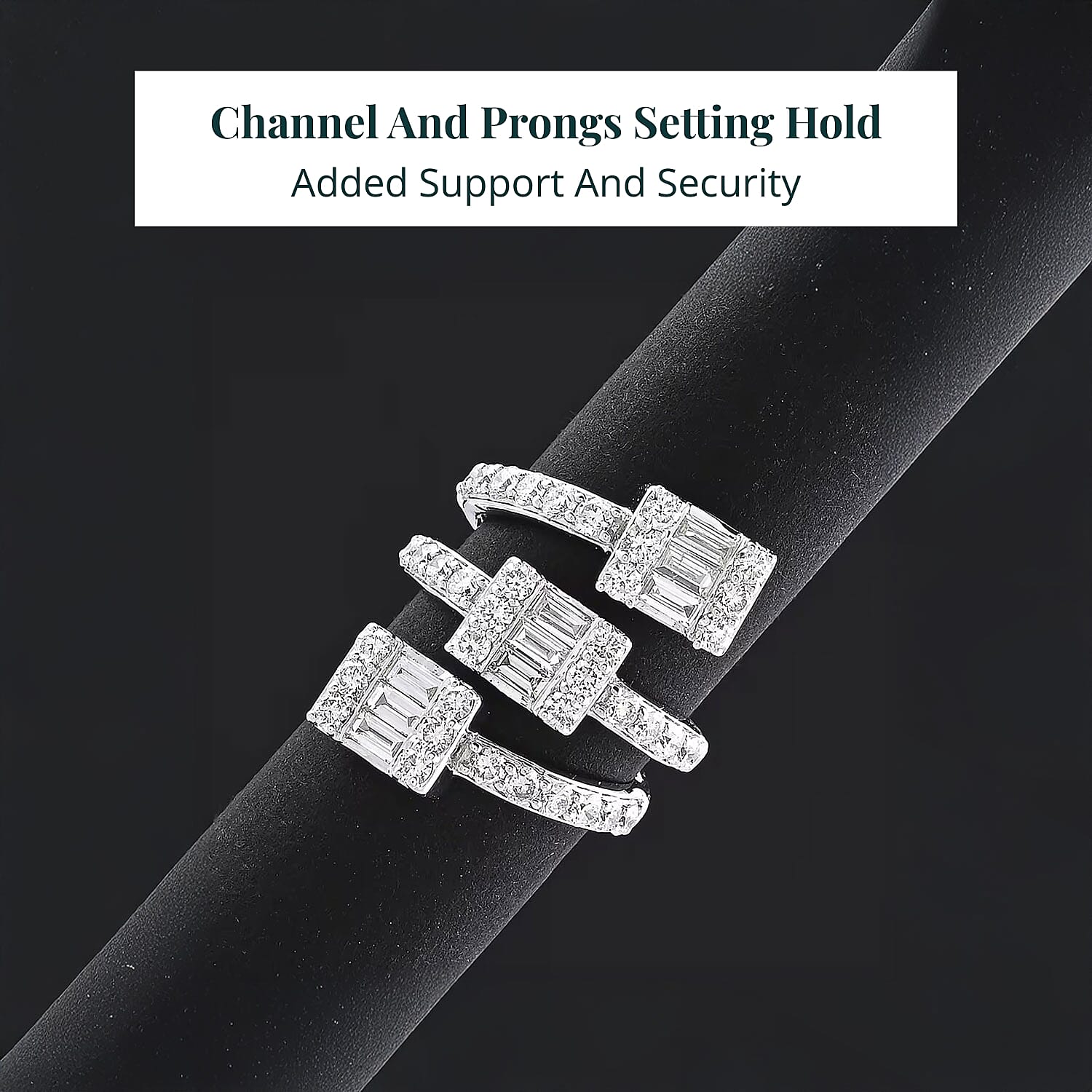 Luxuriant Lab Grown Diamond (G, SI1) Ring in Sterling Silver 2.60 ctw (Size 8.0)