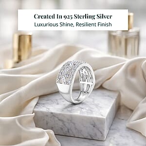 Luxuriant Lab Grown Diamond (G, SI1) Ring in Sterling Silver 2.05 ctw (Size 6.0)