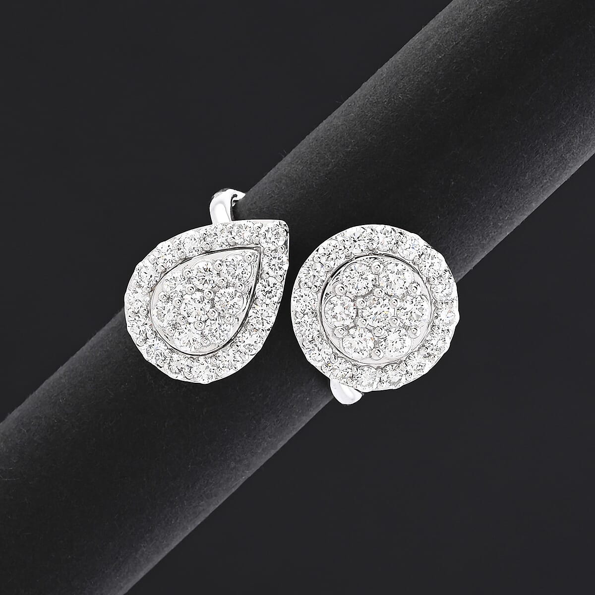 Luxuriant Lab Grown Diamond G SI1 1.90 ctw Ring in Sterling Silver image number 1