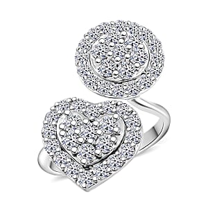  Luxuriant Lab Grown Diamond G SI1 2.00 ctw Ring in Sterling Silver (Size 7.0)