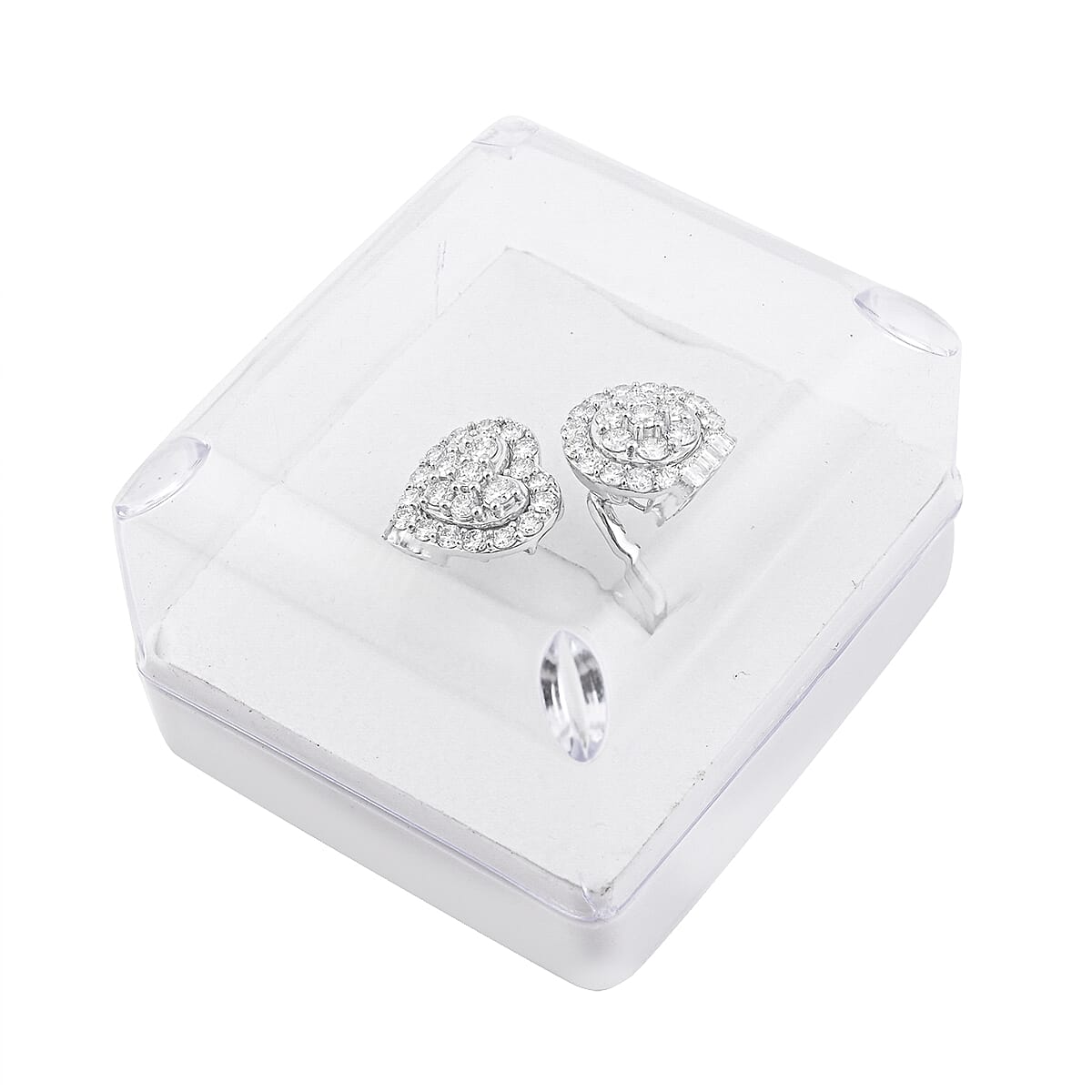  Luxuriant Lab Grown Diamond G SI1 2.00 ctw Ring in Sterling Silver (Size 7.0) image number 6