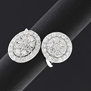  Luxuriant Lab Grown Diamond G SI1 2.10 ctw Ring in Sterling Silver (Size 8.0)