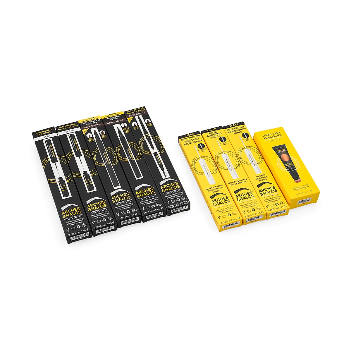 Arches & Halos The Ultimate Brow Set - Dark Brown image number 0