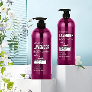 Mosaic Series Lavender Body Wash Set of 2, 20.28 fl oz each
