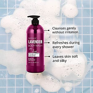 Mosaic Series Lavender Body Wash Set of 2, 20.28 fl oz each