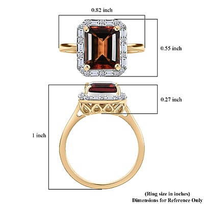 Certified & Appraised AAA Byzantine Tourmaline and G-H SI Luxuriant Lab Grown Diamond 3.84 ctw Ring in 10K Yellow Gold (Size 8.0)