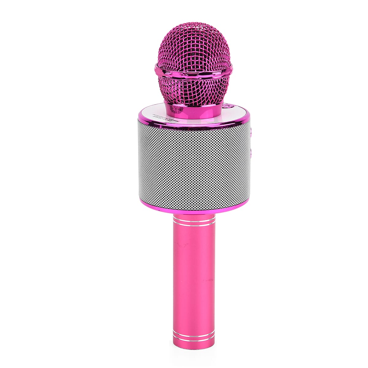 Livmore Mini Karaoke Microphone with Bluetooth - Pink (600mAh) image number 4