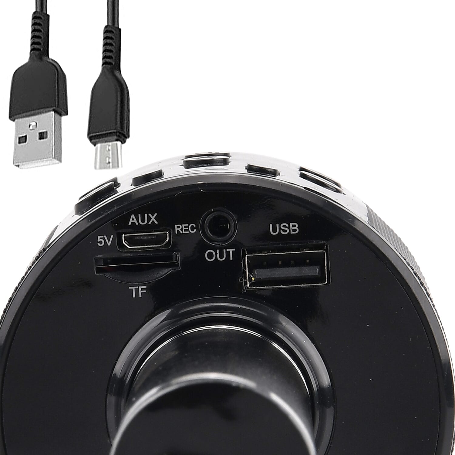 Livmore Mini Karaoke Microphone with Bluetooth - Black (600mAh)