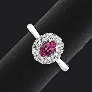 Certified & Appraised Rhapsody AAAA Mahenge Pink Spinel and E-F VS Diamond 1.05 ctw Ring in 950 Platinum (Size 6.0) 5.84 Grams