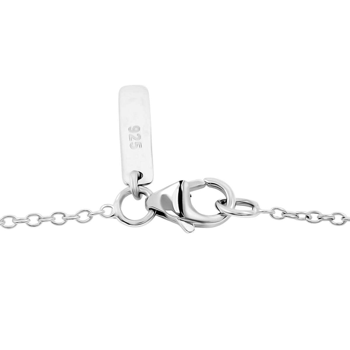 Clarte Petunia Collection Moissanite 0.85 ctw Necklace in Sterling Silver 18 Inches image number 5