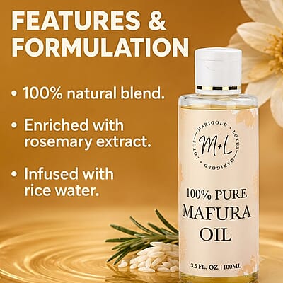 Marigold and Lotus 100% Pure Mafura Oil 3.5oz