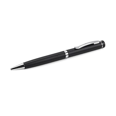 Livmore Black Faux Leather Purse with RFID Card, Pen and Multipurpose Knife Set