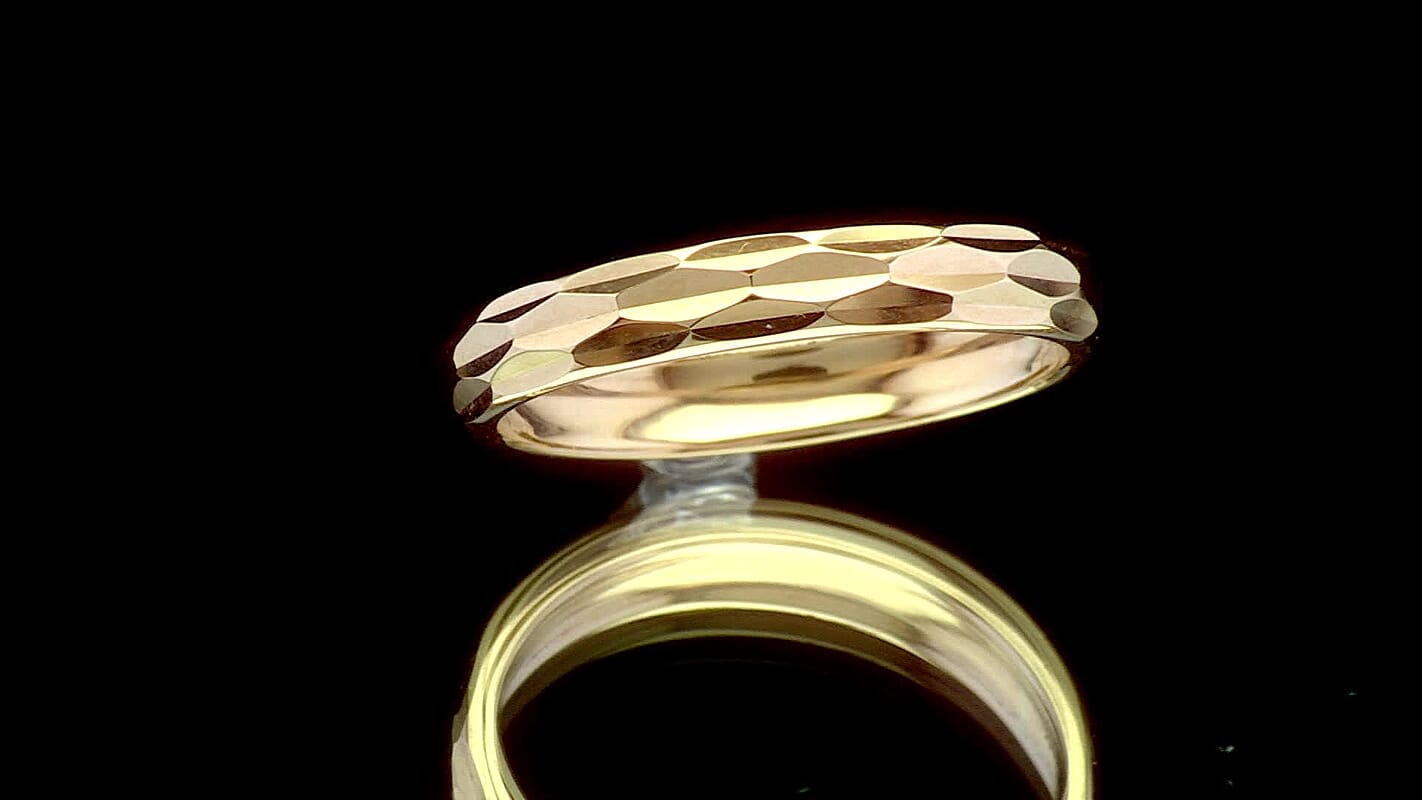 10K Yellow Gold  Band Ring (Size 10.0) (1.75 g)