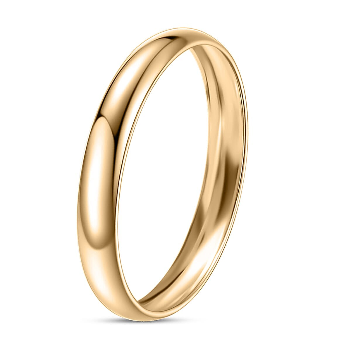 Band Ring in 10K Yellow Gold 1.80 Grams (Size 9.5) image number 2