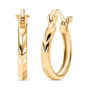 Luxoro Hoop Earrings in 10K Yellow Gold 2.10 Grams