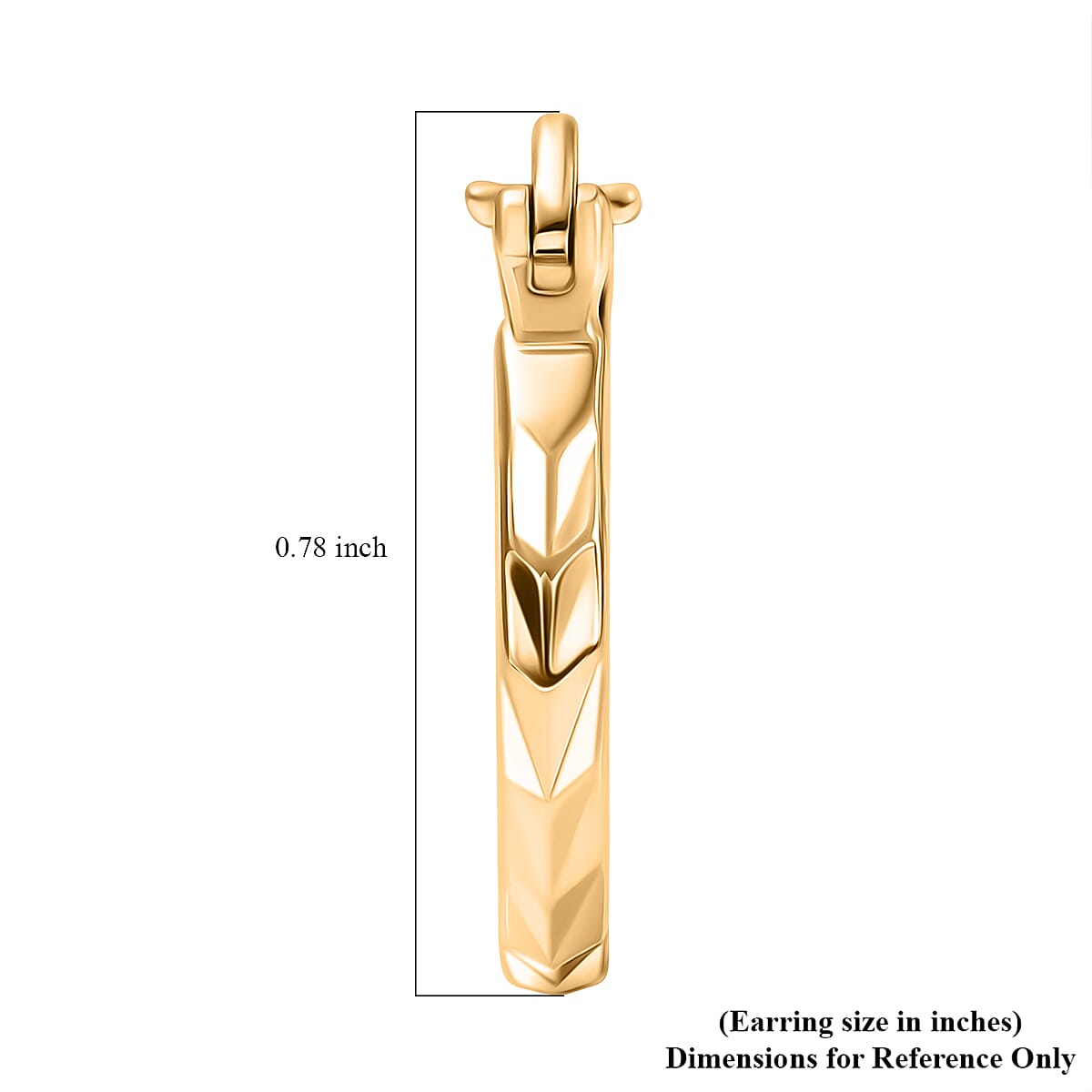 Luxoro Hoop Earrings in 10K Yellow Gold 2.10 Grams image number 4
