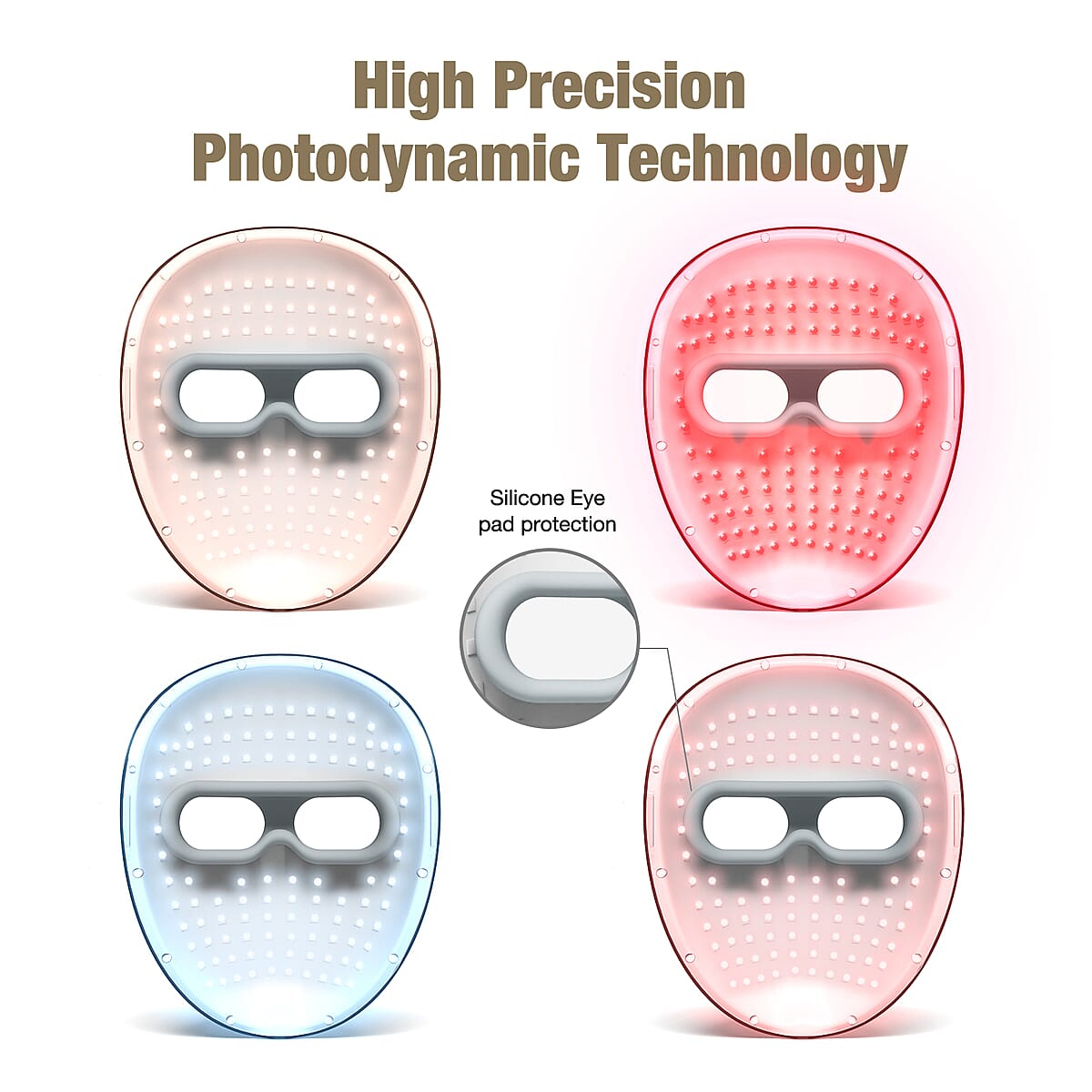 Prospera Penguin 4 LED Light Platinum Therapy Face Mask (90 Day Warranty) FDA Cleared image number 2