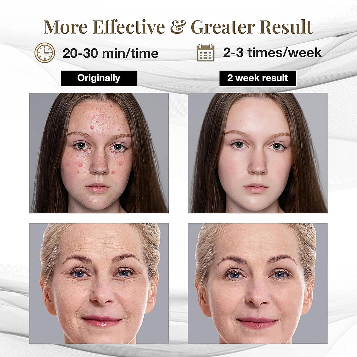 Prospera Penguin 4 LED Light Platinum Therapy Face Mask (90 Day Warranty) FDA Cleared image number 5