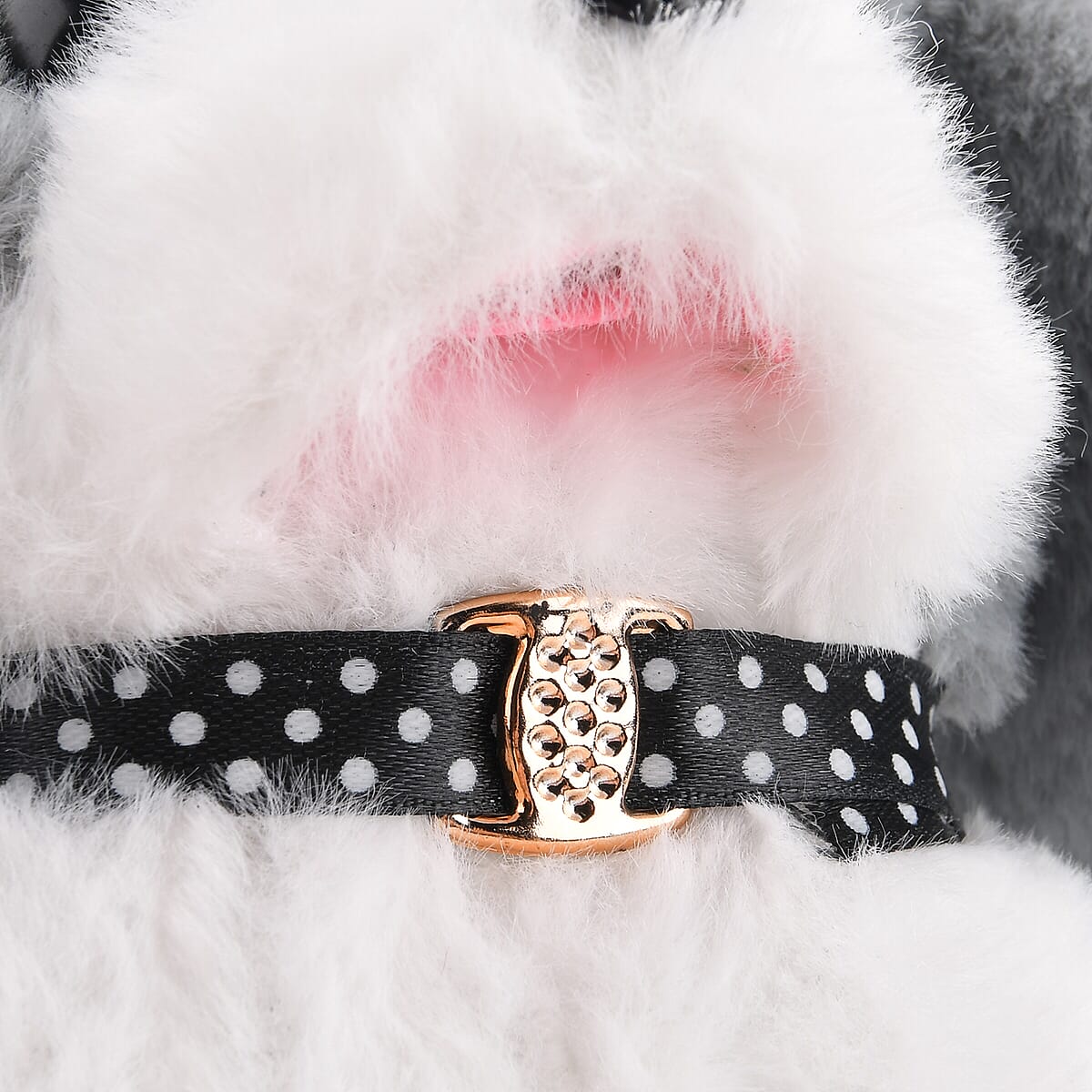 Doorbuster Livmore Set of 2 Pcs Grey Electric Walking Plush Dog Toy (2xAA Battery Not Included) image number 5